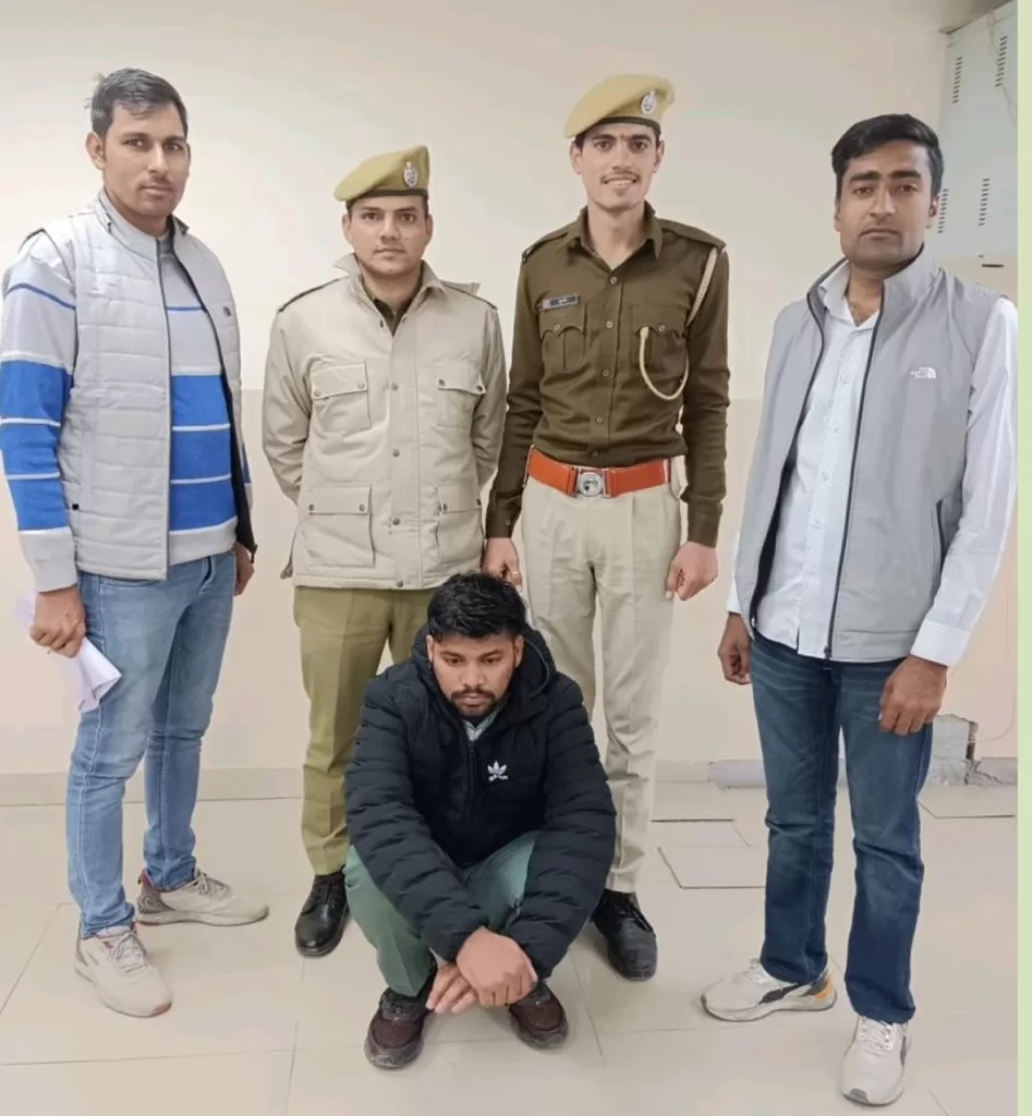 साइबर थाना जा पुलिस की कार्रवाई : मण्णपुरम फाइनेंस के गोल्ड लोन एप में छेड़छाड़ कर 80 लाख के फ्रॉड में एक आरोपी गिरफ्तार