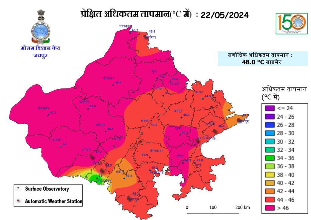 राजस्थान में हीटवेव जारी, बाड़मेर सबसे गर्म