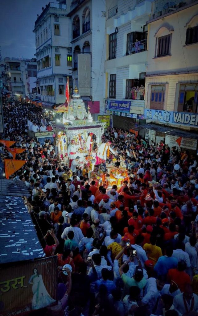उदयपुर में भगवान जगन्नाथ नगर भ्रमण पर निकले, सुनिश्चित कर गए शहर की सुरक्षा