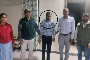 राजसमंद की पैमाइश में रिश्वत का जाल : भू-अभिलेख निरीक्षक 7 लाख लेते ही धर दबोचा गया