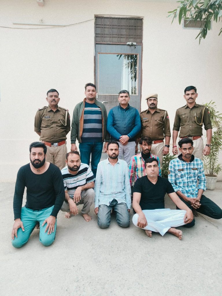 साइबर क्राइम पर उदयपुर पुलिस की बड़ी कार्रवाई, 9 शातिर अभियुक्त गिरफ्तार