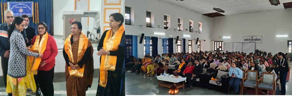 एक्यूप्रेशर से स्वास्थ्य जागरूकता का संदेश : मीरा कन्या महाविद्यालय में डॉ. अल्पना बोहरा का लाइव डेमो, छात्राएं हुईं लाभान्वित