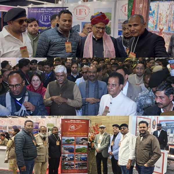 लोकसभा अध्यक्ष व केंद्रीय पर्यटन मंत्री सहित राजस्थान सरकार के मंत्रियों ने किया उदयपुर डिवीजन की स्टॉल का अवलोकन
