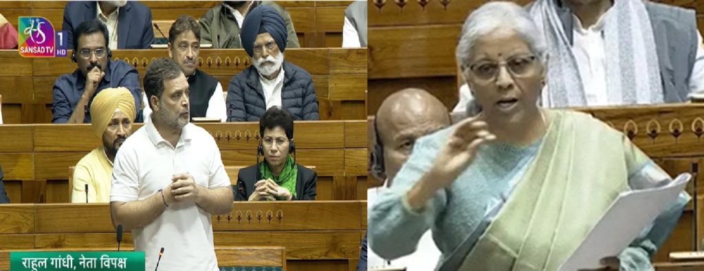 Rahul Gandhi Accuses Government of ‘Selling Bharat Mata’; Sitharaman Hits Back, Blames Congress for Compromising National Interests