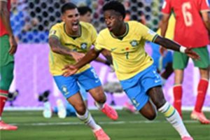 FIFA World Cup 2026: Vinicius Jr’s Goal Not Enough as Brazil Held to 1-1 Draw by Morocco